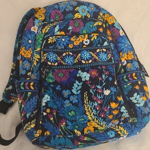 🪻 Vera Bradley Laptop Backpack, Midnight Blues